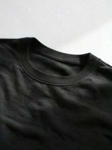Women's Casual T-Shirts, Round Neck T-Shirt With Butterfly And Flower Print, Short Sleeve, Casual Summer Top For Daily Wear, Women's T-Shirt, Y2K Style, Fashionable Summer T-Shirts, Casual Streetwear Sets And Tops. - 黑色 - 查看 3