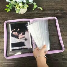 10 chiếc bao đựng ảnh trong suốt khổ A5, hai mặt, 1/4 ngăn, nạp ảnh từ trên xuống, dùng để thay thế các trang bao đựng ảnh. - Kiểu 1 - Xem 3