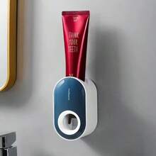 Soporte para cepillo de dientes y dispensador de pasta de dientes montado en la pared, ideal para uso en el baño - Multicolor - Ver 12