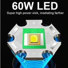 高強度遠程LED手電筒,8*18650大容量電池長續航,Type-C充電,5段可調光,鋁合金IPX5防水,戶外露營騎行緊急使用 - 手電筒 - 查看 3