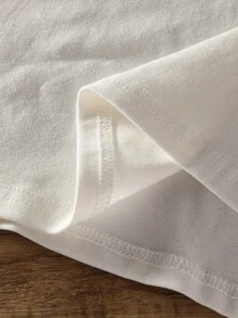 1 pieza de camiseta casual de manga corta y cuello redondo para mujer, estilo primavera/verano - diseño divertido con estampado de letras, sombrero de vaquero y balón de fútbol, patrón a cuadros, lavable a máquina, estilo deportivo cómodo para todas las estaciones, ropa con temática de mezclilla para fiestas elegantes, regalo para vacaciones - Camiseta vintage de estilo urbano unisex, holgada, de algodón, manga corta y cuello redondo, blusas para mujer. blusas.blusas casuales para dama.Impresión de osos cariñosos.Camiseta estampada Impresión de osos cariñosos. - Blanco - Ver 4
