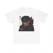 Camiseta de manga corta Bloodlit Creed The BatEyed p1rophet de 220 g, de algodón puro, para hombre y mujer. Tejido grueso, resistente a las arrugas y que no se deforma fácilmente. Estilo sencillo y versátil, ligero y transpirable, perfecto para ir al trabajo, viajar, acampar, ir de compras y para el tiempo libre diario. - Blanco - Ver 1
