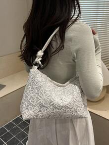 Nuevo Bolso de Hombro Versátil de Verano para Mujer, Ideal para Viajes Diarios y Uso Casual - Blanco - Ver 4
