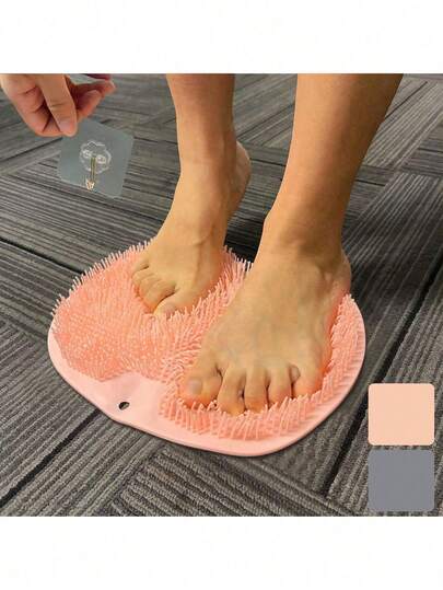 Shower Foot Scrubber - Foot Cleaner, Removes Calluses And Dead Skin, Unisex Foot Massage Mat, Relieves Foot Soreness, No Suction Design, Foot Care Tool, Manicure Tool, Body Care Tool