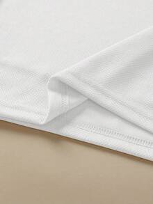Camiseta para hombre con estampado de amanecer en la montaña - Camiseta transpirable de manga corta y cuello redondo para exteriores, adecuada para entrenamiento y uso casual, esencial de verano lavable a máquina con terreno - Blanco - Ver 4