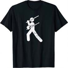 Camiseta unisex de artes marciales filipinas Calianis, estilo deportivo con palos, top estampado estilo Harajuku. - Negro - Ver 2