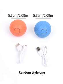 Rope Knot Dog Electric Toy Ball, Pet Smart Self-Entertaining Electric Ball, Running & Chasing Toy For Cats And Dogs - Multicolor - View 14
