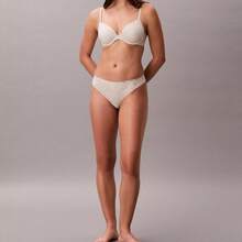 Calvin Klein Invisibles Thong Underwear  Women  Panties D3428 Underwear Women Panties Underwear Sleepwear - Stippled Skin Tofu - 查看 2