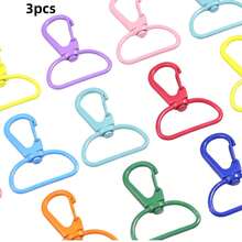 1-50 chiếc móc khóa hợp kim bền, khóa lò xo, phụ kiện túi xách tự làm - Khóa - Xem 9