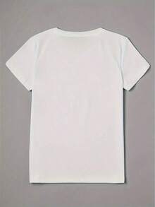 Camisetas Gráficas Tallas Grandes, Camiseta Casual de Verano para Mujer con Estampado Vibrante de Tortuga Marina - Manga Corta, Cuello Redondo, Tela Ligera y Transpirable, Perfecta para la Playa o Atuendo Casual, Ropa de Playa |   Estampado Divertido |   Camiseta Ligera 100% Algodón Puro para Mujer con Estampado - Blanco - Ver 3