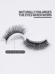 MAANGE 3 Pairs Self-Adhesive Mixed Style Delicate Cartoon False Eyelashes, Suitable For Daily Use And Travel - Multicolor - View 7