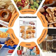 Transparent Plastic Bread Boxes, Large Acrylic Bread Box, Clear And Smooth - Transparent Color - View 3