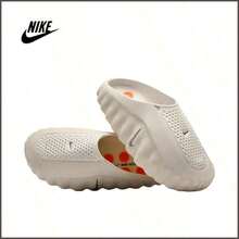 Mind 001 Hyper Crimson Perforated Knit Slip-On Mule Slides With Foam Outsole - Màu be - Xem 11