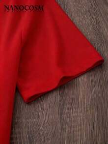 [100% Algodón] Seguiremos jugando a Eye Tag o te vas a meter en problemas - Camiseta con estampado de tu chico - Camiseta viral para fiestas, bares y discotecas - Unisex para mujeres y hombres, uso diario en el campus - Rojo - Ver 6