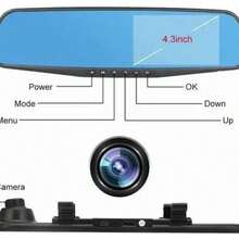 Rearview Mirror With DVR Camera For Vehicle - Full HD 1080p - A - View 8
