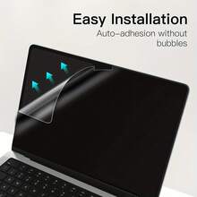 适用于MacBook Air 13.6英寸M4/M3/M2 A3240/A3113/A2681笔记本电脑的屏幕保护膜和触控板保护膜 - 查看 4