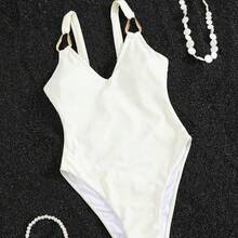 Body de tirantes sexy para mujer con detalles decorativos de alta calidad y un corte elegante. - Negro - Ver 4