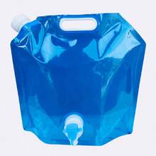 5L/10L Outdoor Camping Water Bag, Foldable Portable Water Bucket With Valve, Large Capacity Collapsible Water Container: Ideal For Outdoor Camping, Picnic And BBQ - Multicolor - View 12