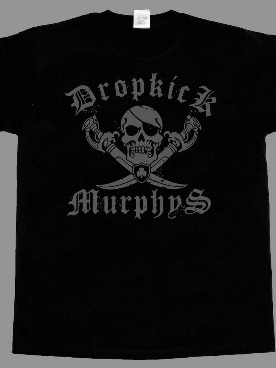 Camisetas negras de manga corta y manga larga, estampadas con diseños de punk irlandés.camisas de mujer sudaderas para mujer sueter blusa casual mujer verano vestidos de graduación - Negro - Ver 1
