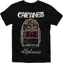 Rock T-Shirt By El Silencio, A Band Named Caifanes. Rock En Español (Spanish Rock) - 黑色 - 查看 2