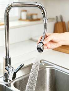 1pc Creative 360° Rotating Faucet Extender, 2 Modes - Extension, Rotation, Splash-Proof Nozzle, Upgraded Kitchen Water-Saving! - Multicolor - View 4