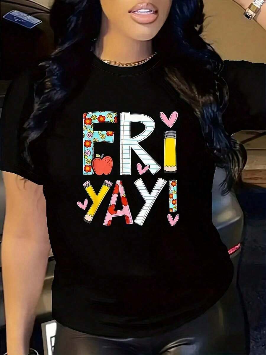 Camiseta Casual de Manga Corta y Cuello Redondo para Mujer, con Estampados Vívidos de Nuestra Virgen de Guadalupe y el Sagrado Corazón Español, Ligera, con Diseño de Corazones y Llamas Coloridos, Perfecta para Primavera y Verano, Camiseta para Mujer. - Negro 1 - Ver 1