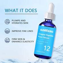SUMIFANG 60ml 銅肽面部精華液：含玻尿酸與膠原蛋白，滋養並補水肌膚，抗老化，深層保濕，打造健康光澤肌膚 - 維生素 C - 查看 3