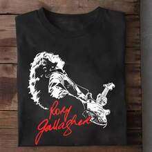 Camiseta autografiada de Rory Gallagher, regalo para fans, todas las tallas disponibles, S-5XL. - Negro - Ver 2