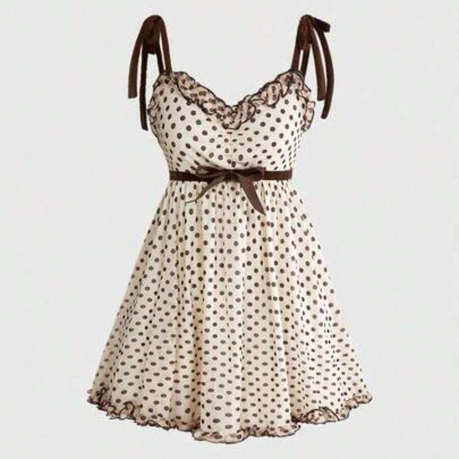 Women Midi Dresses - 杏色 - 查看 1