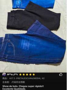 Men Pants - Azul lavado medio - Ver 9