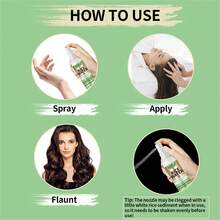 Goiple Rice Water Spray For Hair, Containing Biotin And Rice Extract, Promotes Healthy And Strong Hair, Smooths Frizz, Deep Conditioning, Nourishing & Moisturizing Rice Water Essence Suitable For Dry, Damaged, And Fragile Hair, Daily Hair Care Mist - Travel Size - View 6