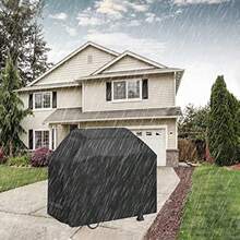Grill Cover Waterproof BBQ Grill Cover 58 Inch Rip-Proof And Anti-UV Barbecue Gas Grill Cover Compatible For  Char-Broil Nexgrill Grills And More - Black - 查看 7