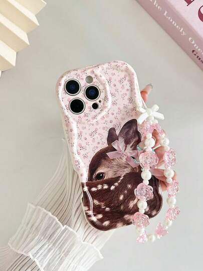 Ốp điện thoại chống rơi hình hươu vẽ tay màu be rỗng, tương thích với iPhone 17/17Pro/17ProMax/16/11/16Pro/16Plus/16ProMax/16E/15ProMax/13/14/12/XS/XR/7G/8P, Galaxy S25/S25PLUS/S25 Ultra/A16/A36/A26/A56/A50/A12/A32/A52/A72/A51/A21S/A13/A14/S24/S24PLUS/S24Ultra/S20/S23/S22/A53/S20FE/S21, 11/12Pro/12/12X/13Pro/14Pro/15Pro/X3Pro, 10/9/Note9/12C/Note11Pro/Note8Pro/9C/9A