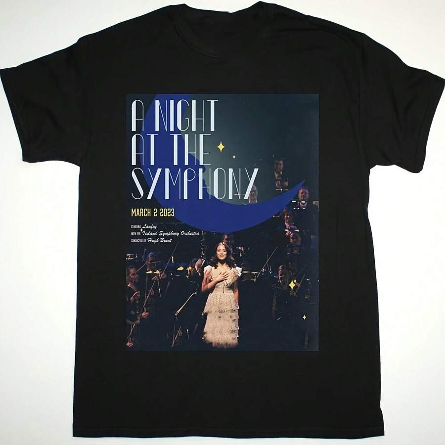 Laufey1 Poster Concert Collection Gift For Fans T-Shirt - Black - View 1