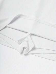 a casual de unicolor para mujer, adecuada para usar debajo de faldas vaqueras de cintura alta, conjunto de 3 pantalones cortos/faldas para mujer - Blanco - Ver 6