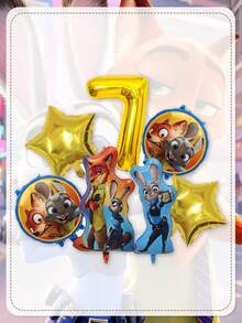 Disney Bộ bóng bay số chủ đề Zootopia cao cấp, bóng bay tráng bạc bền chắc với hình ảnh nhân vật và ngôi sao sống động, được làm từ chất liệu tráng bạc dày dặn, chống rách, có khả năng chịu được sử dụng nhiều lần. Các đường may được gia cố giúp ngăn ngừa bóng bị nổ trong quá trình bơm và sử dụng, đồng thời chất liệu tráng bạc được xử lý để chống phai màu do ánh nắng mặt trời. - Bóng bay - Xem 15