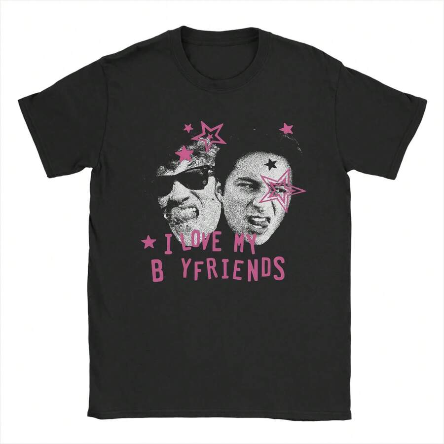 Camisetas de algodón con calefacción para hombre, con estampado de Rivalry I Love My Boyfriend Shane Hollander e Ilya Rozanov, tallas grandes. - Blanco - Ver 1