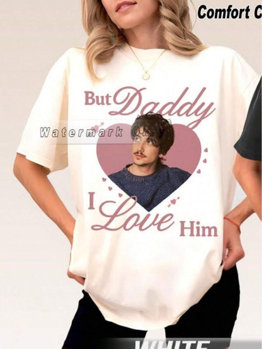 But Dad, I Love You, Ilo Anaheim T-Shirt, Funny Unisex Ilo Anaheim T-Shirt For Men And Women From The 90s, Graphic T-Shirt, YK T-Shirt, Ilo Anaheim T-Shirt. - 白色 - 查看 1