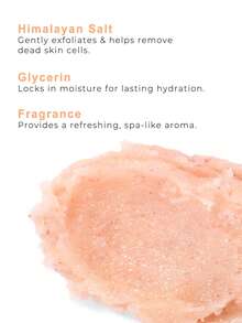 Tẩy da chết toàn thân bằng muối Himalaya DR.YIMAN, hương vải, dưỡng ẩm, làm sạch sâu cho da khô ráp, 300g - Vải thiều - Xem 4