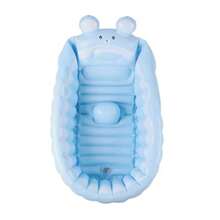 Genérico Inflatable Bath Tub, Toddler Tub for Shower, 40cm Space-Saving Air Swimming Pool, for Showers, Swimmings Pools, Home Use, Daycare, Hospital Hospitals Portable Bath for - Azul - Ver 8