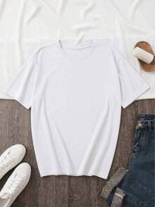 Camiseta Vintage Victoriana Canadiense de Corte Regular para Mujer - Camiseta de manga corta y cuello redondo de corte holgado con estampado de diseño canadiense, blusa casual blanca, adecuada como ropa de recuerdo de viaje, para uso diario y vacaciones, lavable a máquina, diseño clásico, atuendo casual de verano. - Blanco - Ver 3