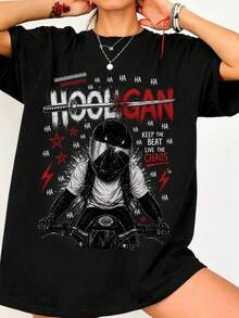 Women T-Shirts - Black - View 1
