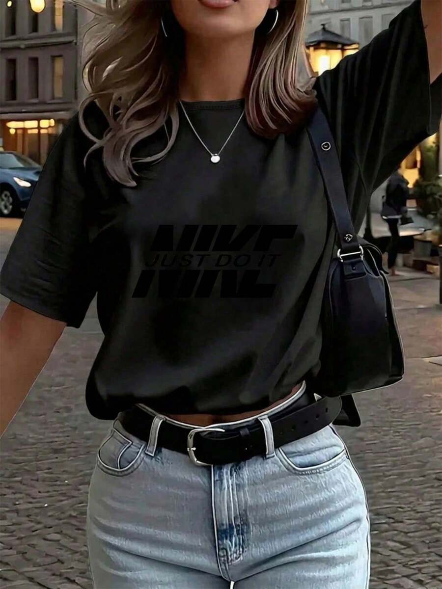 Women T-Shirts - Black - View 1