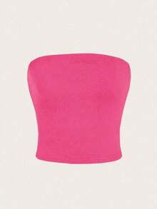 4 piezas de tops de camisola de color liso y de uso versátil casual para mujeres, adecuados para vacaciones de verano - Multicolor - Ver 8