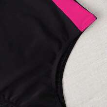 2026 Diving Surfing Suit Tight-Fitting Sun-Protective Triangle Long-Sleeve Swimsuit - Hot Pink - View 5