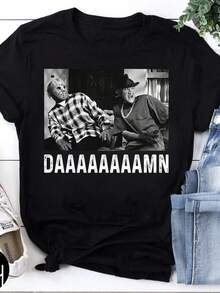 Women T-Shirts - Black - View 1
