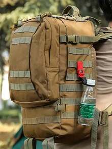 Gancho portátil de botella de agua de nailon - Clip multifuncional para botella de agua de mochila de senderismo, mosquetón duradero para escalada, conveniente para transportar botellas de agua y agua mineral, adecuado para senderismo, correr y transporte diario de agua, accesorio esencial de viaje, accesorio de viaje, vacaciones en la playa, vacaciones de verano, útiles escolares, útiles de regreso a la escuela - Multicolor - Ver 2