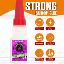 LOOLIFL High Strength Welding Oil-Based Super Glue, Universal Transparent No-Trace Repair Adhesive, Instant Bonding For Wood, Metal, Plastic, Leather, Glass, Resin, Rubber Repair, Ceramic Home Maintenance - YXJ - View 2