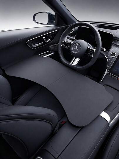 Foldable Car Seat Tray, Leather Car Desk With Folding/Extendable Design - Non-Slip Surface Car Storage, Practical Interior Car Accessory, One-Click Operation, Space-Saving Foldable Car Table, Suitable For SUV, For Tablet, Laptop, Cup, Food - Car Interior Organizer, For Work, Travel, In-Car Dining - Ergonomic Workspace, Fits All Models, Car Necessity, Ideal Car Accessory Choice