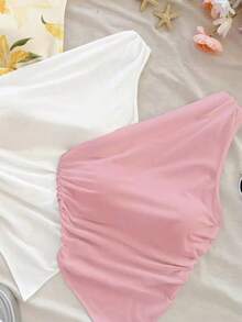 Set de 3 blusas casuales con estampado floral, adecuadas para el verano - Multicolor 9 - Ver 8